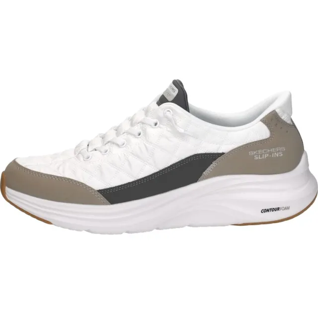 Skechers Slip-ins Contour Foam Cozy Fit lage sneaker wit Taupe