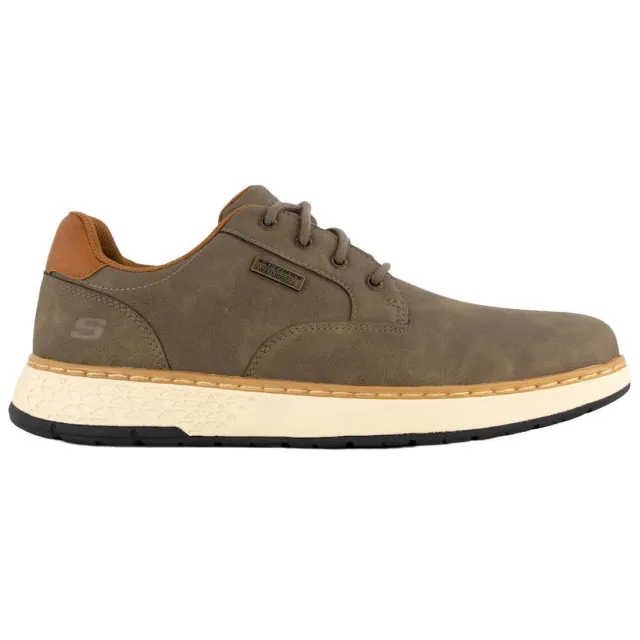 Skechers Garlan Pryor veterschoen groen Olijfgroen