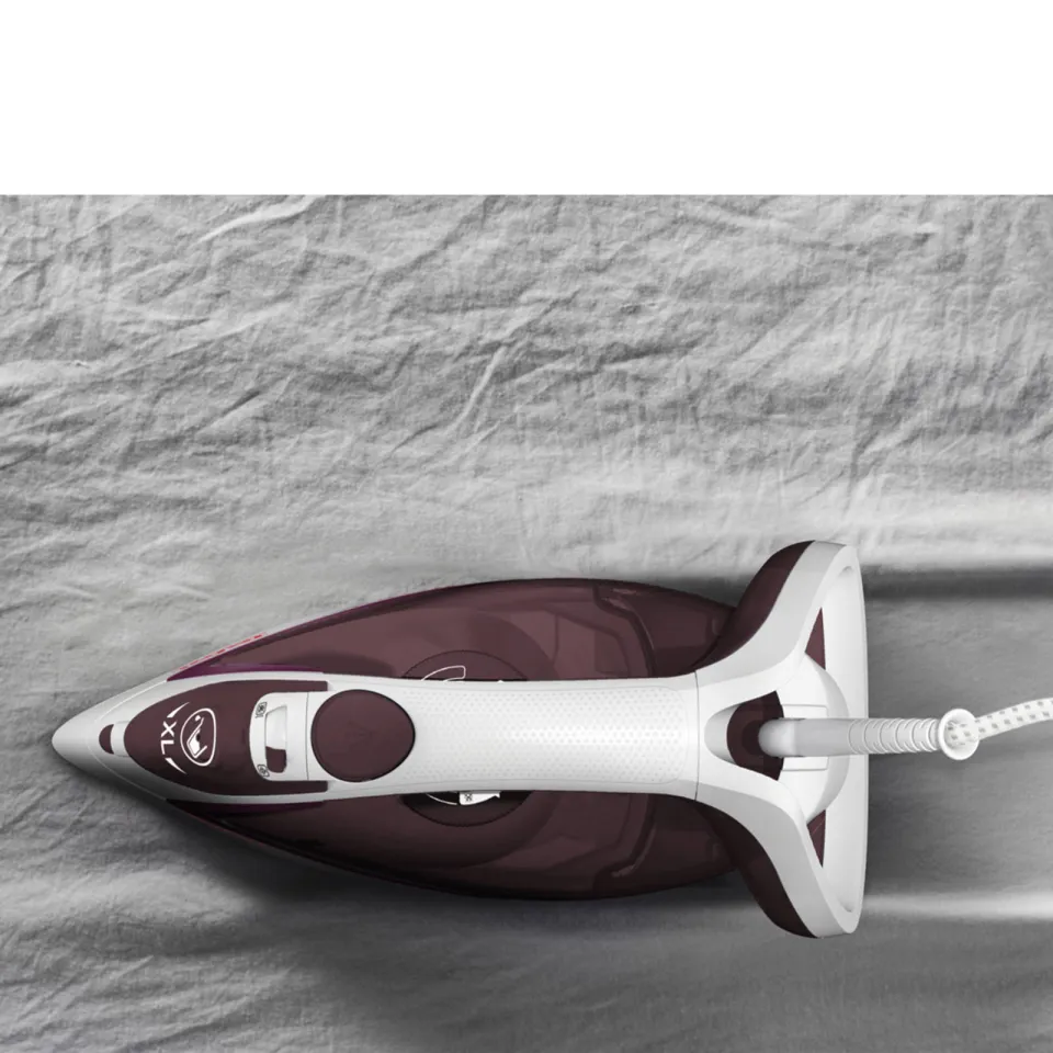Tefal Easygliss Plus FV5714 stoomstrijkijzer wit-bordeaux, foto 6
