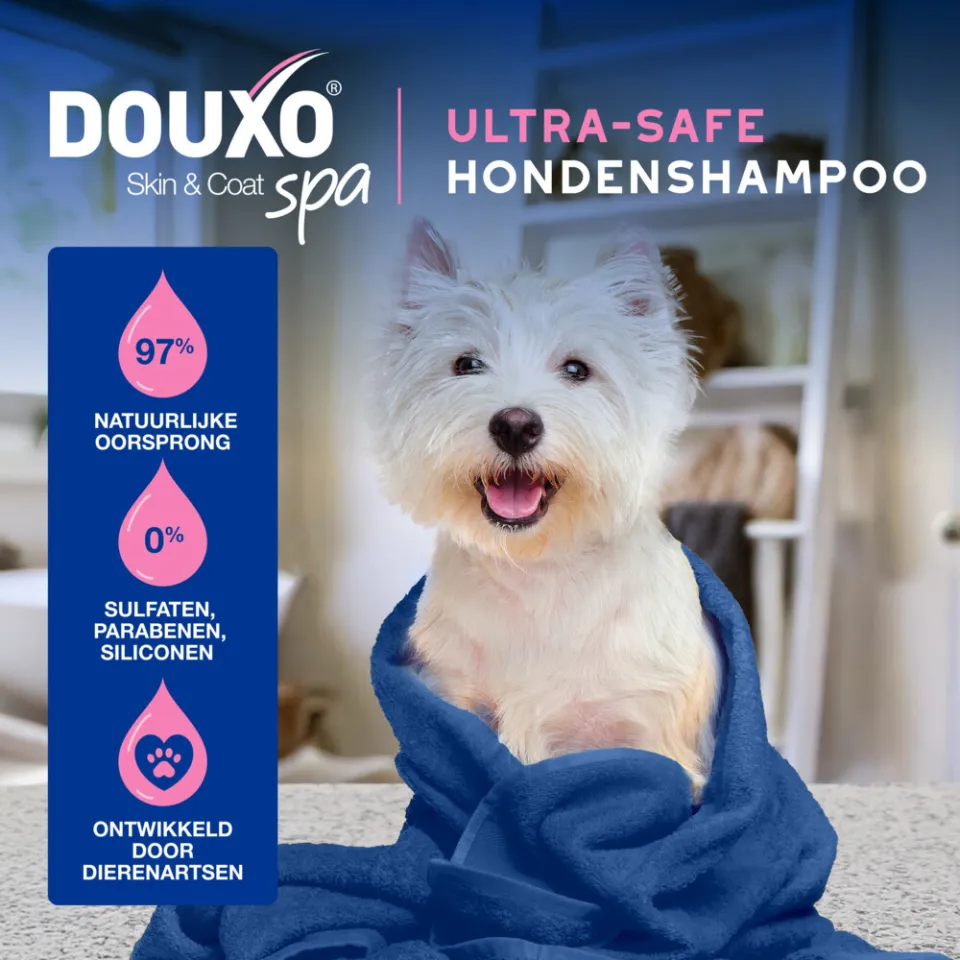 Douxo Spa shampoo geprikkelde huid hond 250 ml, foto 4
