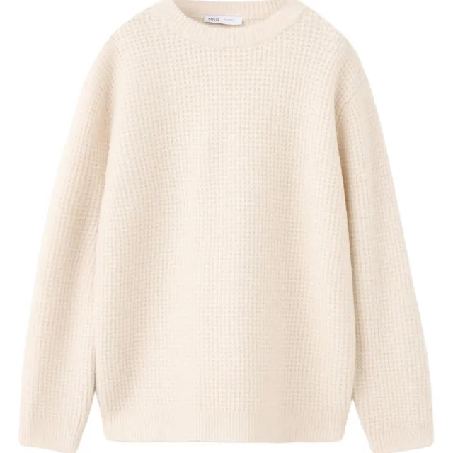 Mango Kids gebreide trui - zand