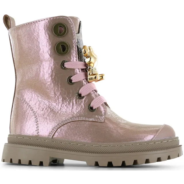 Shoesme veterboots roze