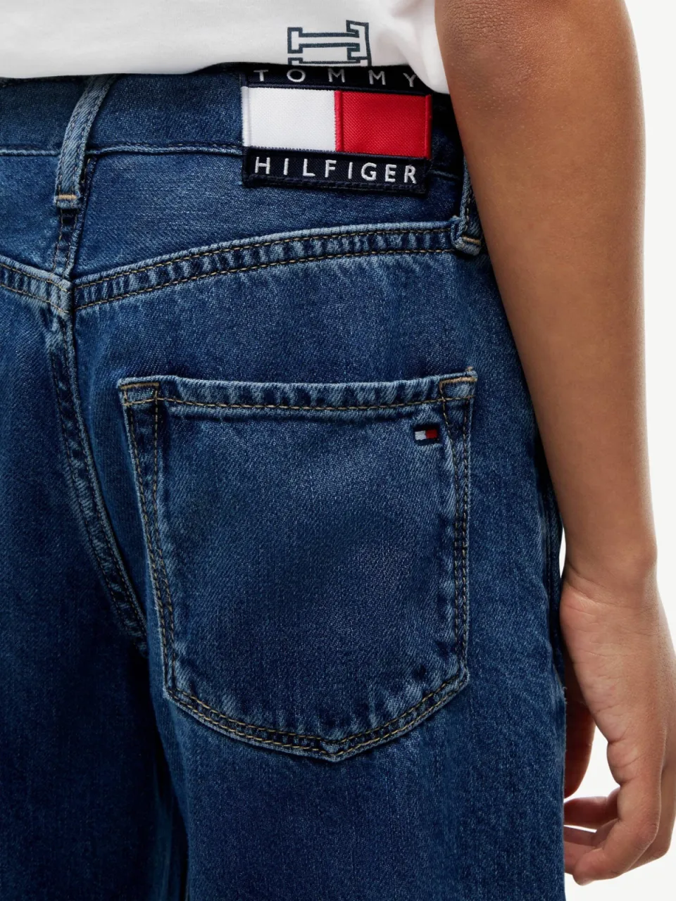Tommy Hilfiger baggy jeans - middelblauw denim medium, foto 7