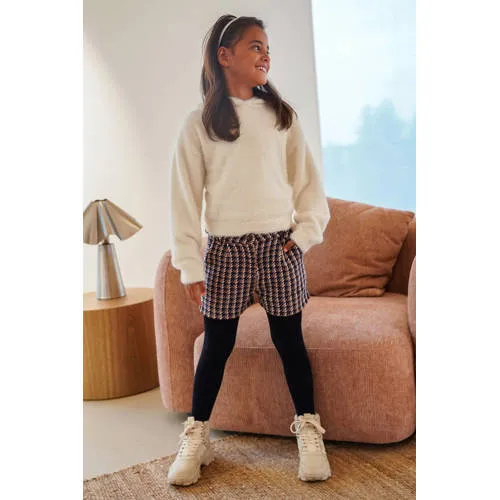 Like Flo pied-de-poule korte broek paars, foto 5