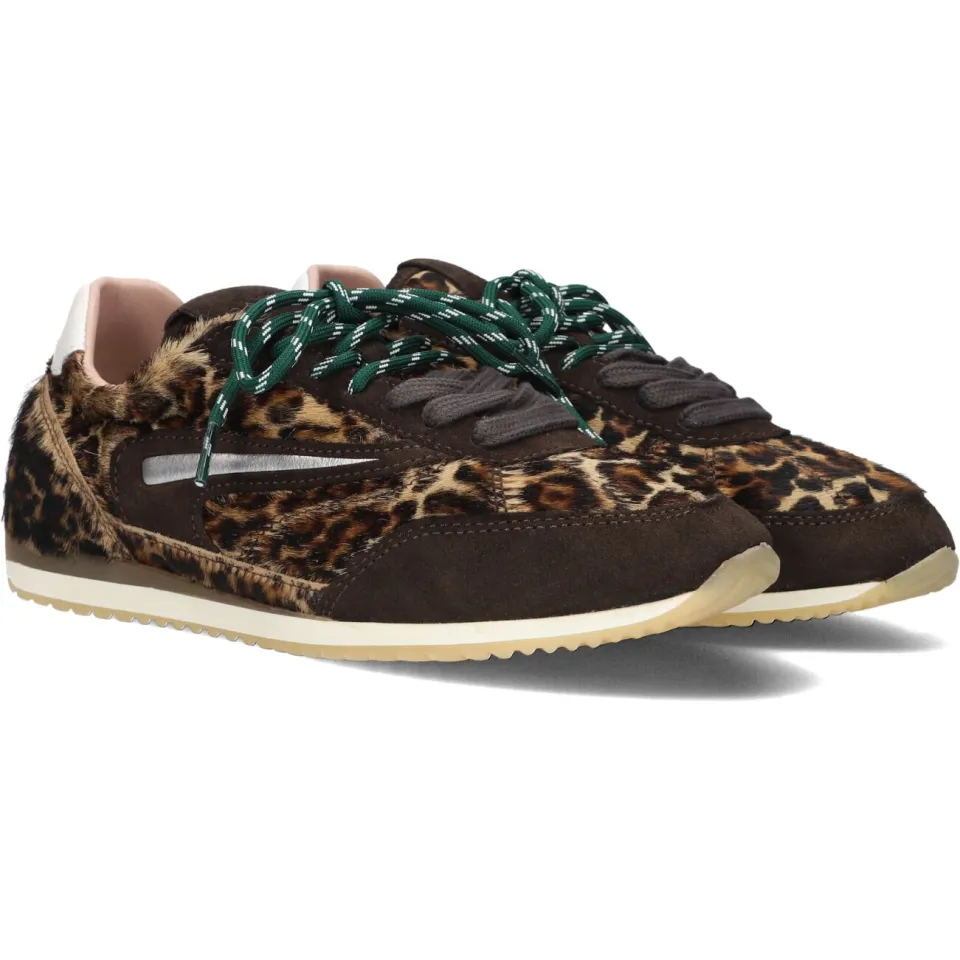 D.A.T.E. Athleta Ballet lage sneaker bruin, foto 3