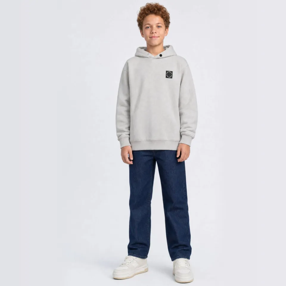 Petrol Industries hoodie met logo - lichtgrijs, foto 3