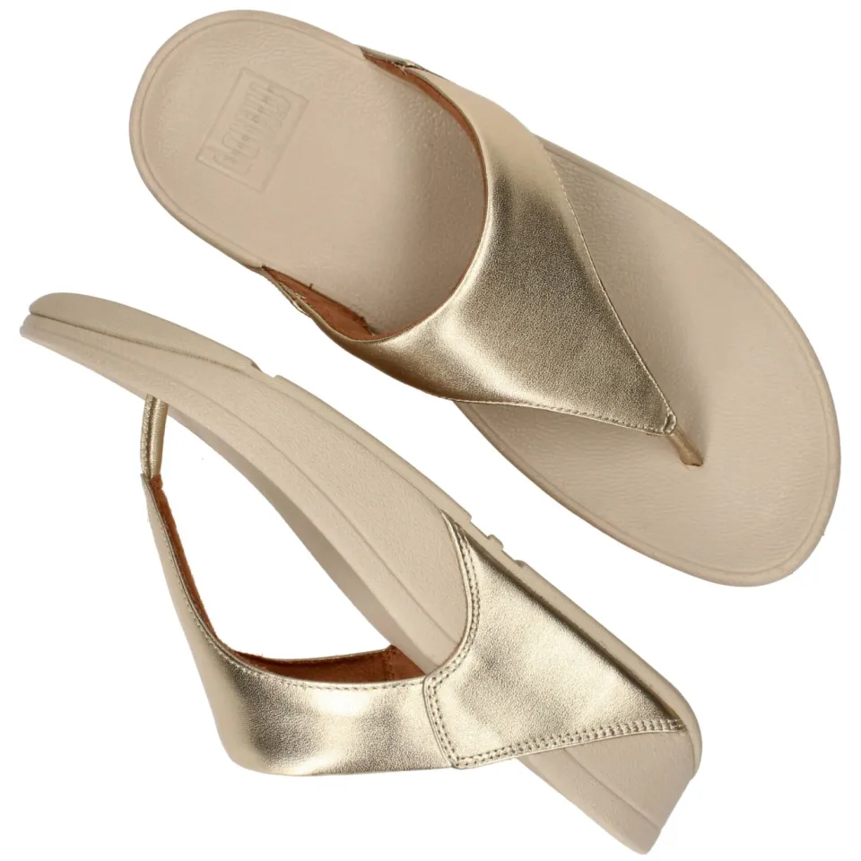 FitFlop Lulu Teenslippers Dames Goud, foto 6