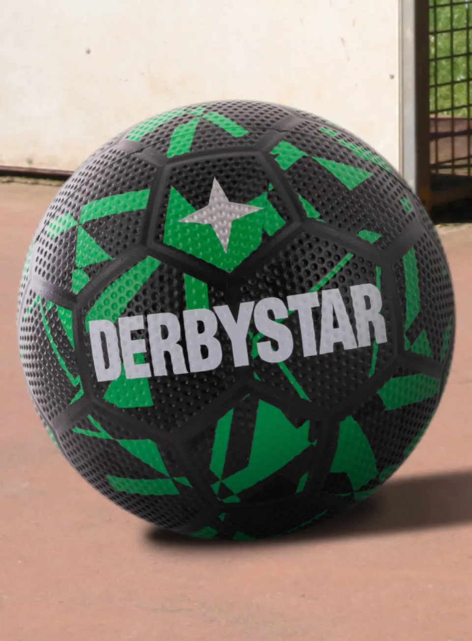 DerbyStar voetbal - zwart/groen, foto 6