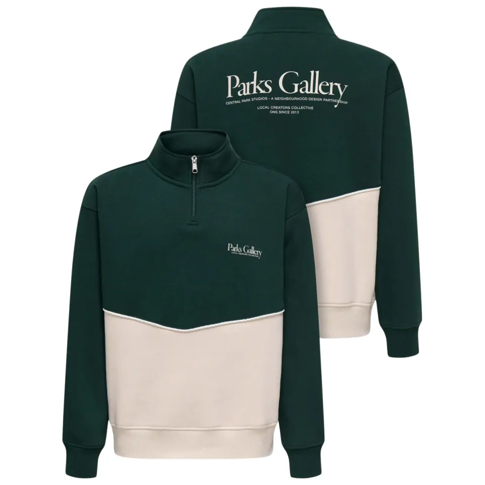 Only & Sons JUNIOR sweater - donkergroen, foto 2
