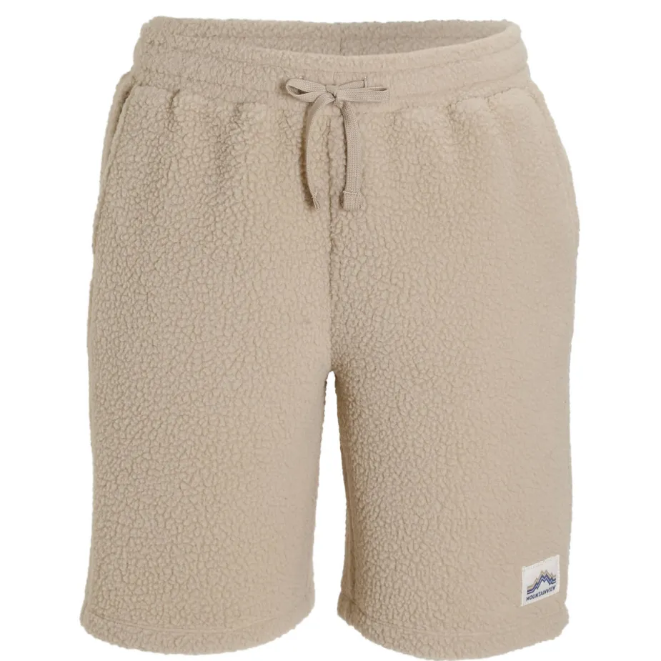 Anytime teddy fleece short beige, foto 3