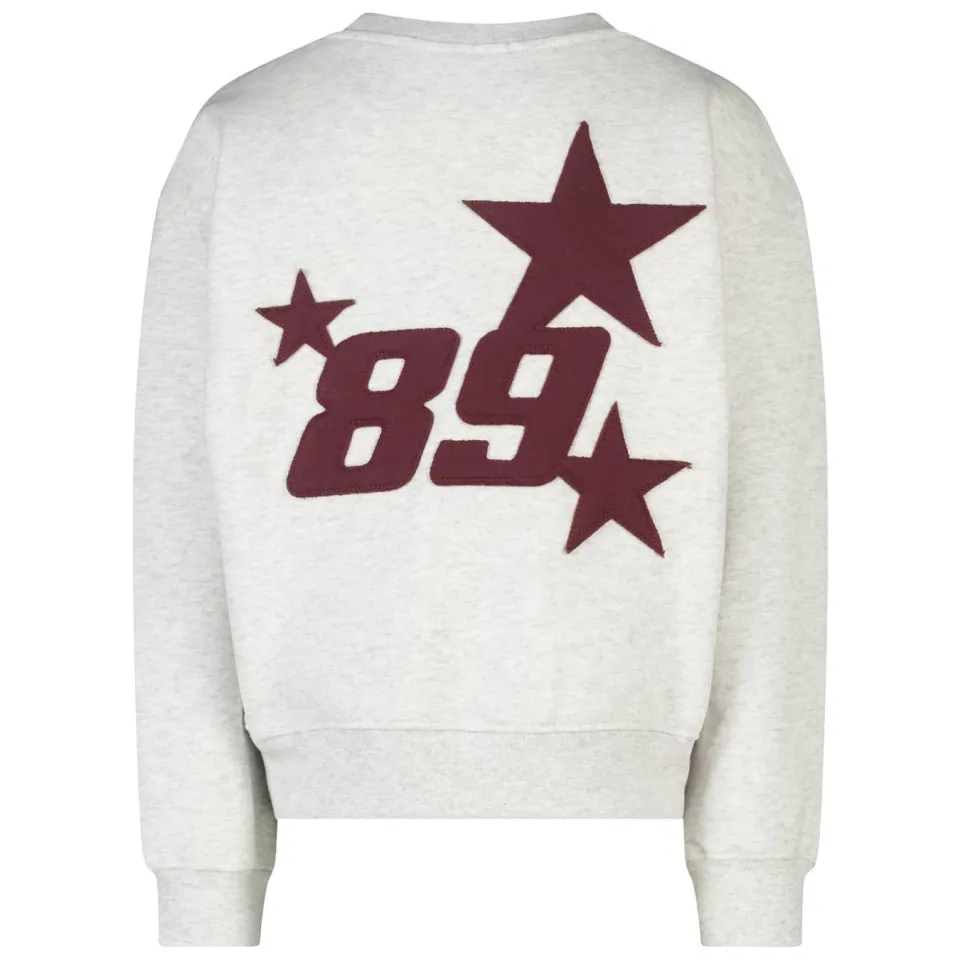 America Today sweater met backprint - grijs, foto 4