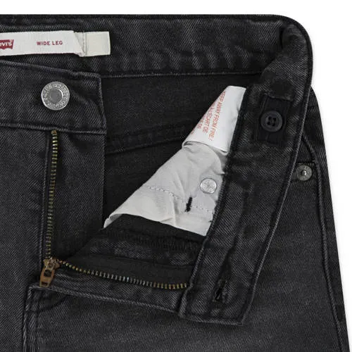 Levi's wide leg jeans zwart, foto 4