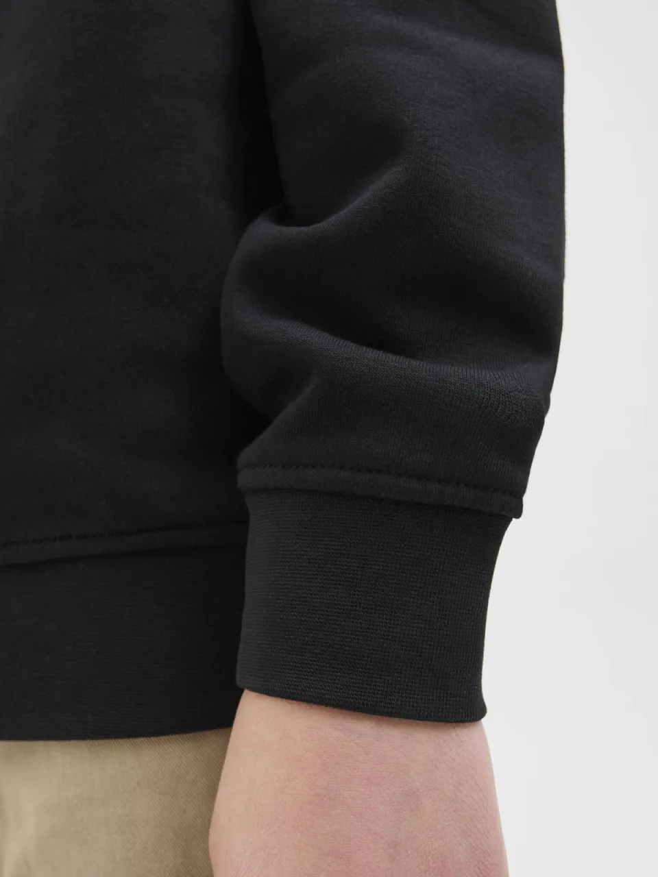 Jack & Jones JUNIOR sweater met tekst - zwart, foto 6