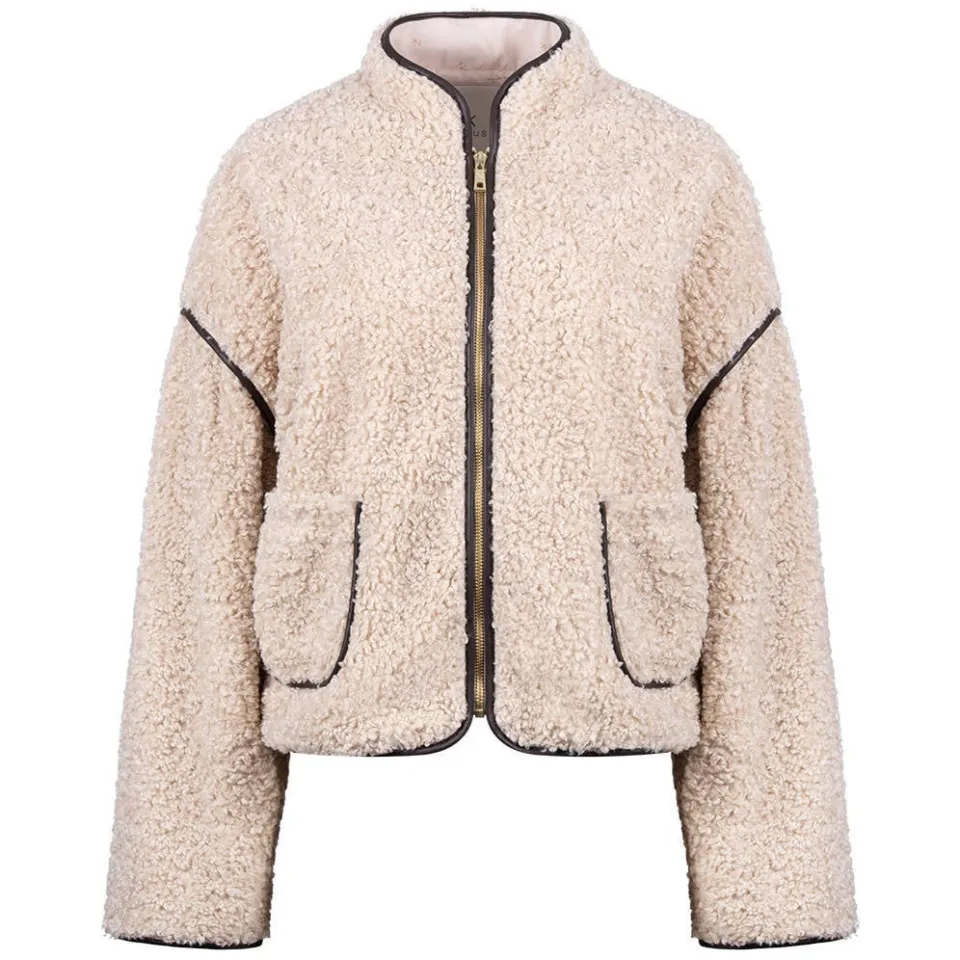 NUKUS teddy jas - beige, foto 2