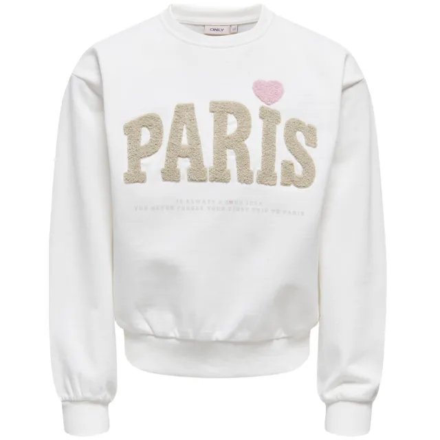Only KIDS ONLY GIRL sweater met print - ecru