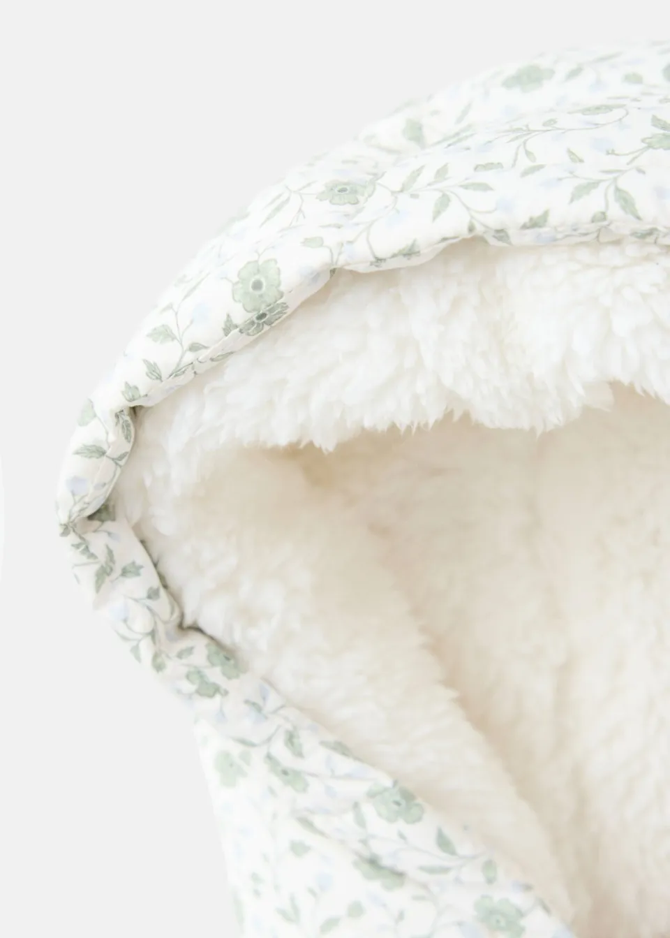Mango Kids gebloemd winterpak - wit/groen/blauw, foto 4