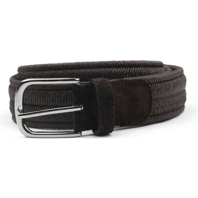 Profuomo geweven riem bruin