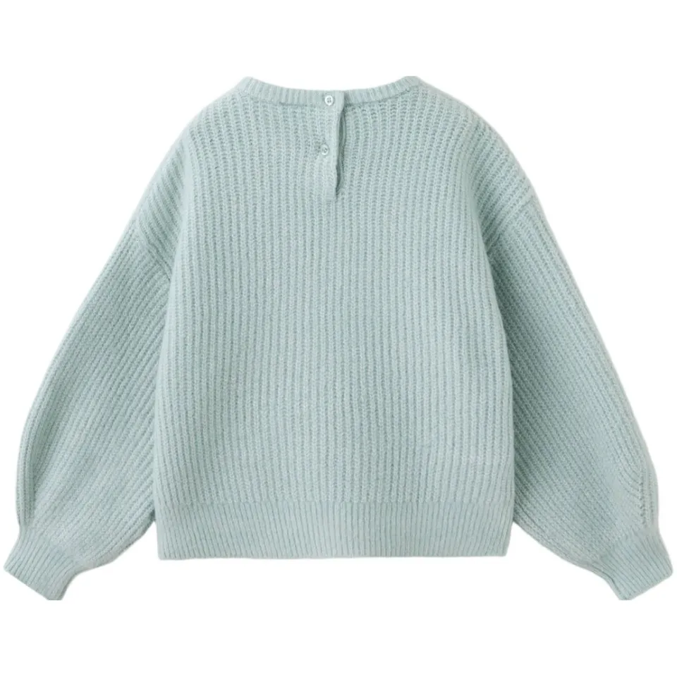 Mango Kids gebreide trui - mintgroen, foto 2