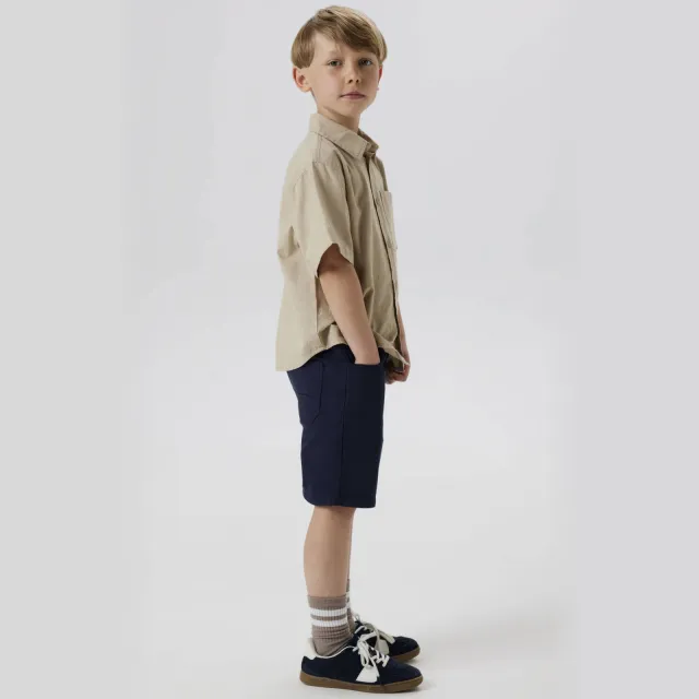 NAME IT regular bermuda korte broek donkerblauw