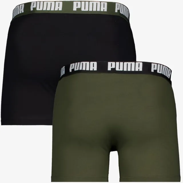 Puma Everyday Basic Boxer 2 pack groen zwart