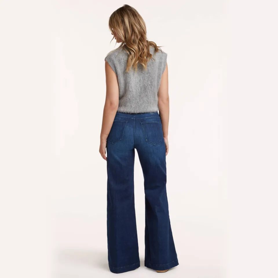 Circle Of Trust Palmer wide leg jeans - donkerblauw, foto 3