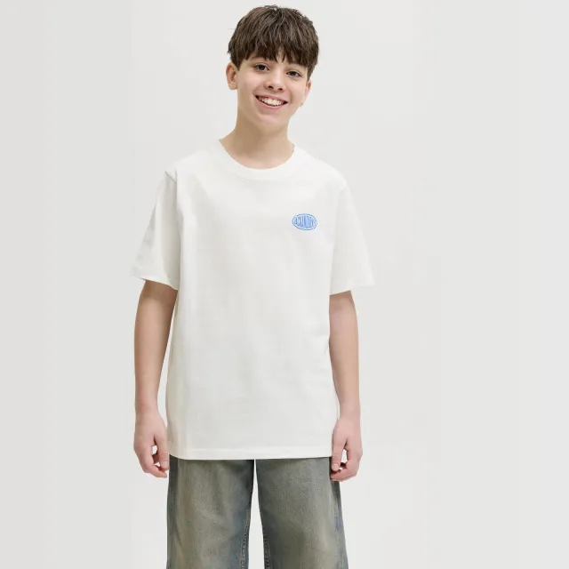 Jack & Jones t-shirt met backprint wit
