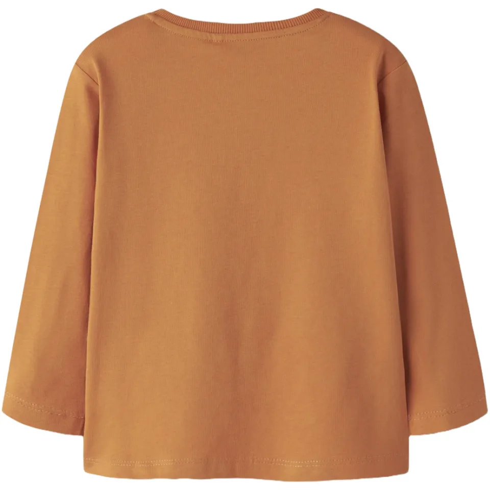 NAME IT MINI rechtvallende longsleeve oranje, foto 2