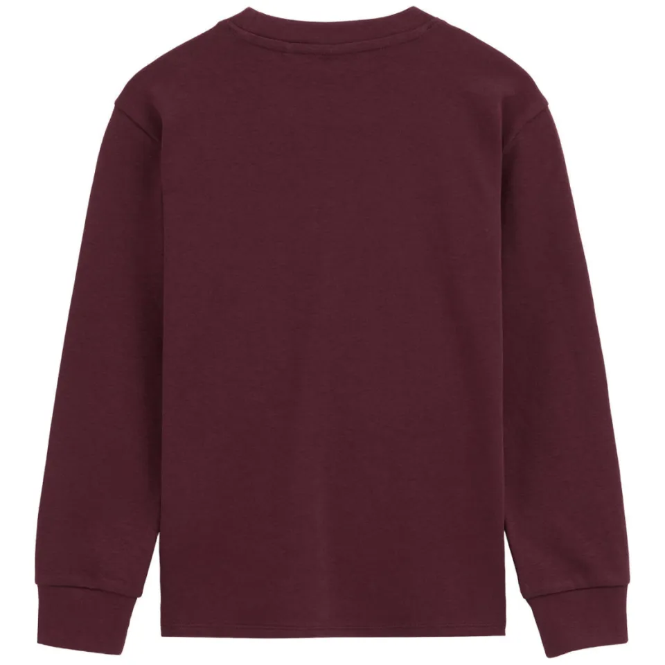 WE Fashion longsleeve donkerrood, foto 4