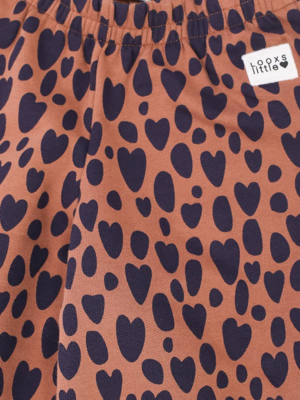 LOOXS little wide leg broek bruin, foto 3