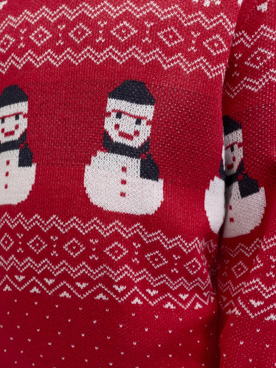 Jack & Jones JUNIOR kersttrui rood, foto 4