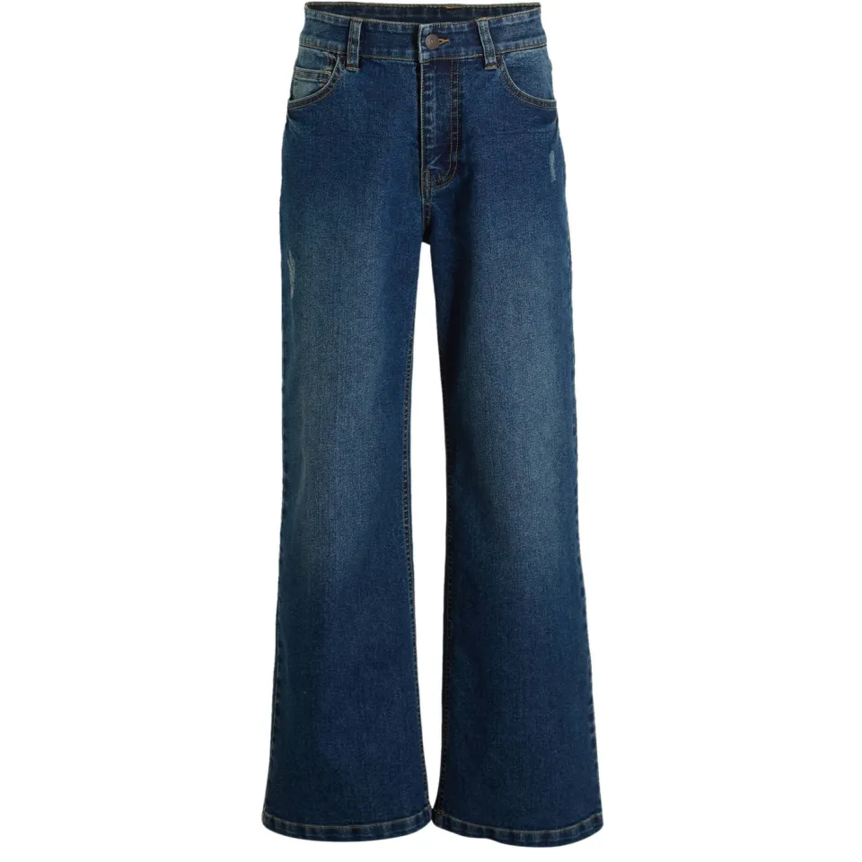 Coolcat Wide Leg Jeans Dominic Donker Blauw, foto 2