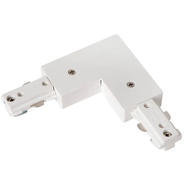 Lucide TRACK L-koppelstuk - 1-fase Railsysteem / Railverlichting - Links -Wit (Uitbreiding)
