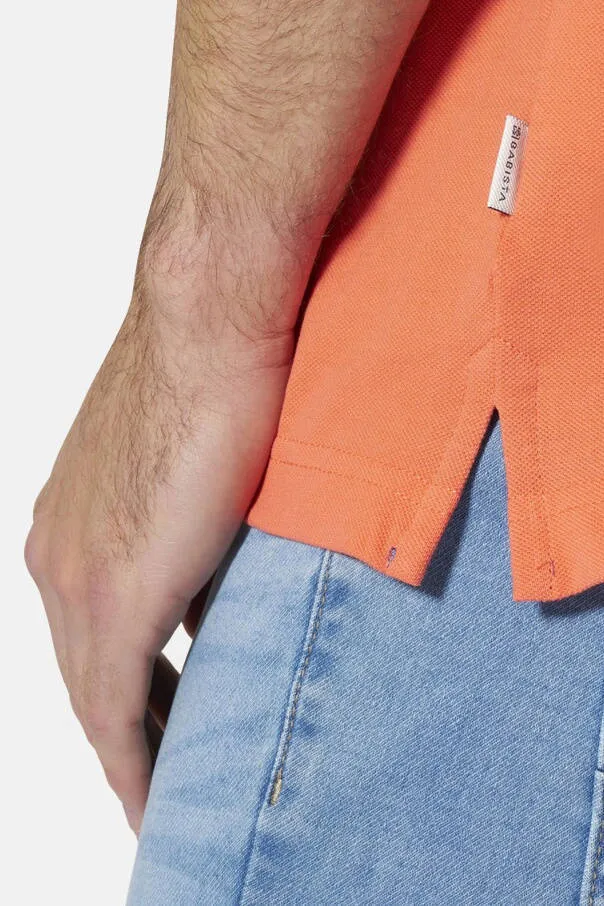 Babista regular fit polo met print Plus Size - oranje, foto 5