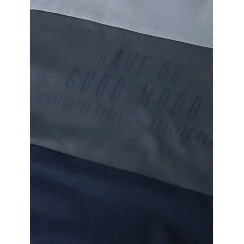 NAME IT KIDS rechtvallende sweater met tekst - donkerblauw Jongens Katoen Ronde hals blauw, foto 3
