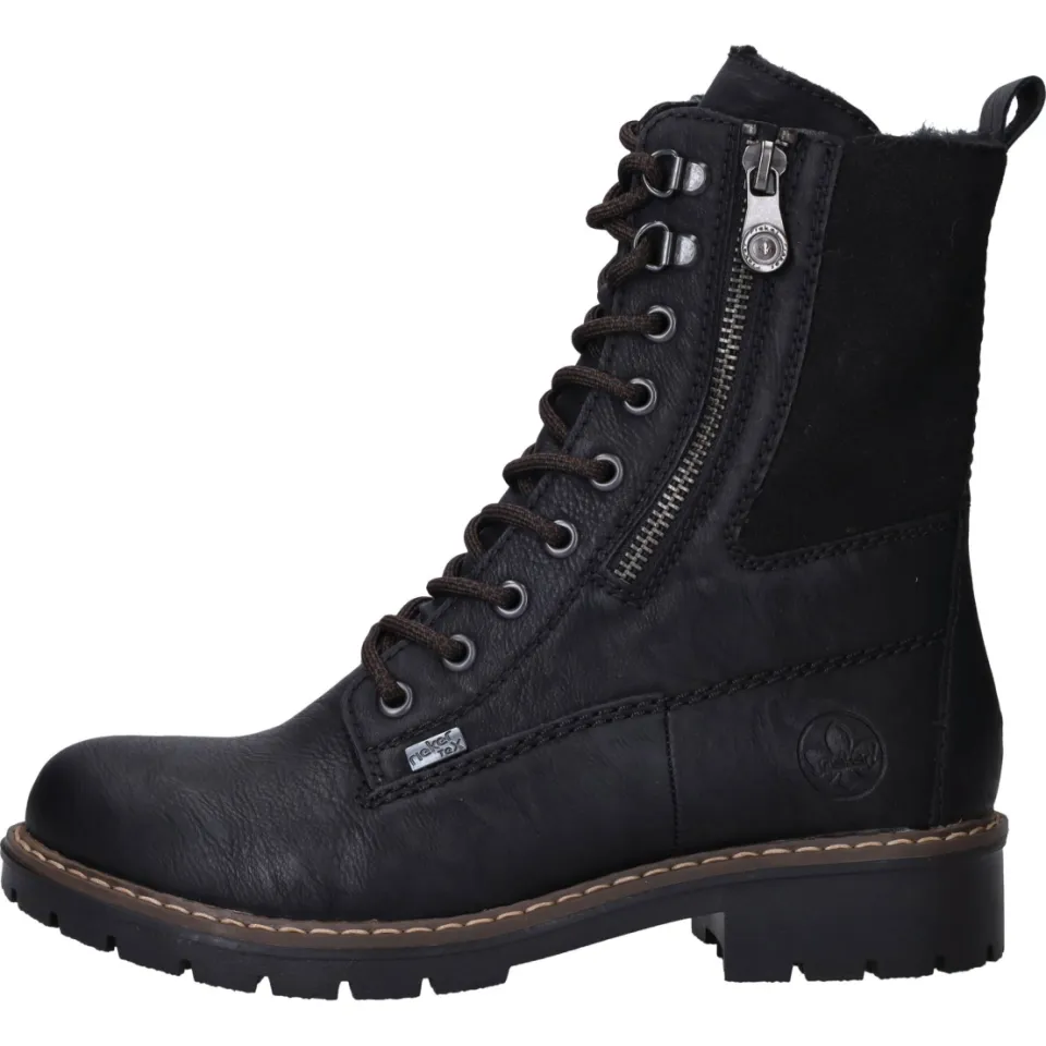 Rieker veterboots zwart, foto 6