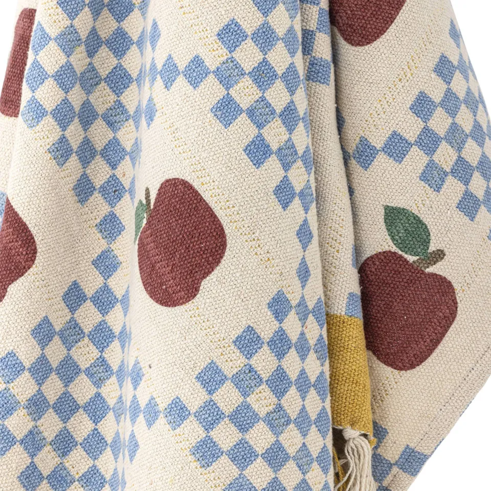 Bloomingville Gala plaid crème, foto 4