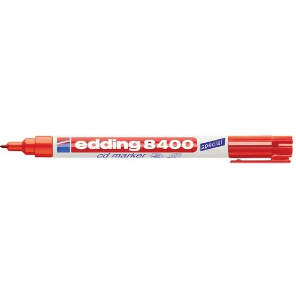 Cd marker edding 8400 rond 0.5-1.0mm rood