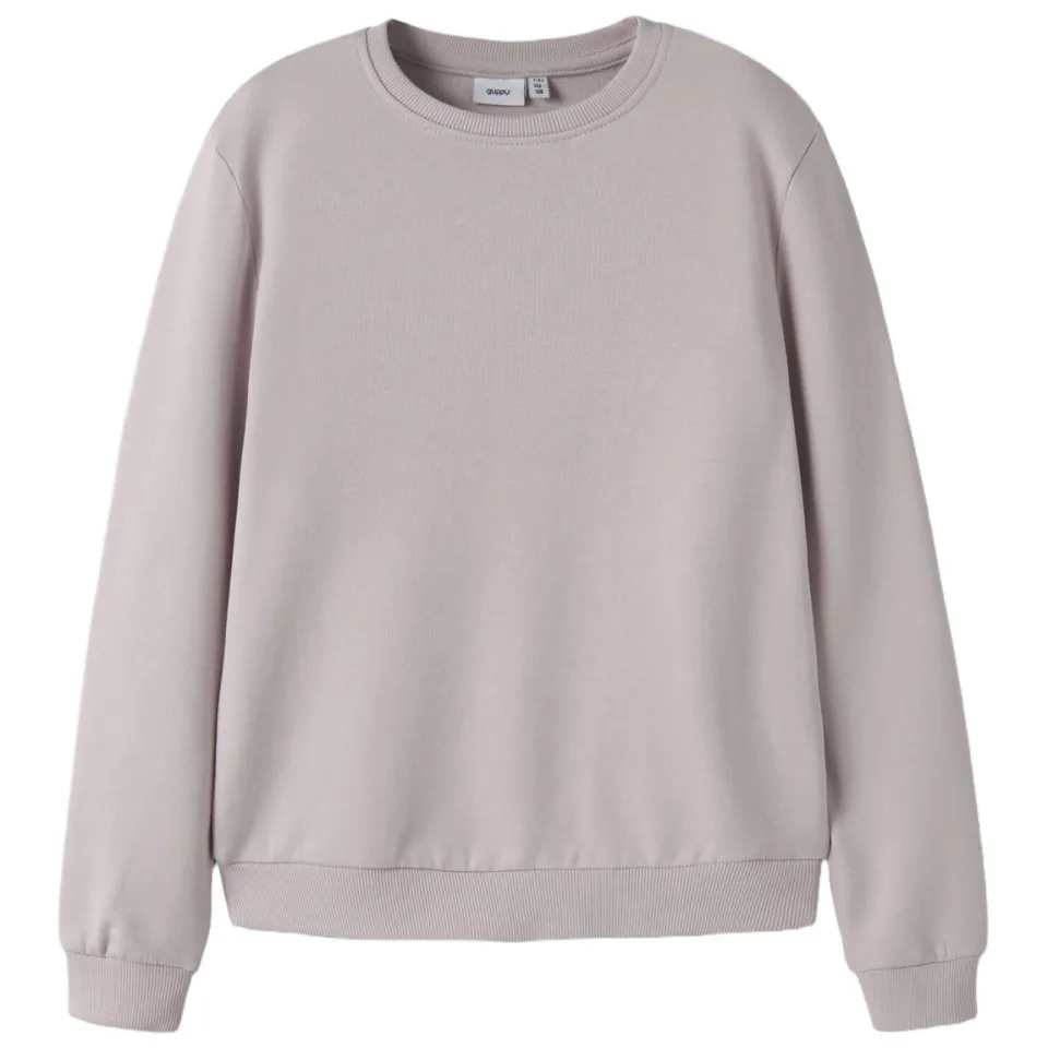 GUPPY MINI sweater met backprint - lila