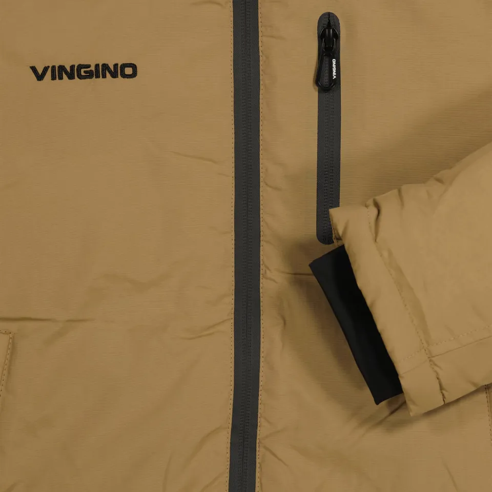 Vingino gewatteerde winterjas lichtbruin, foto 5