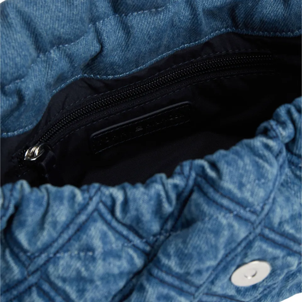 Tommy Hilfiger denim schoudertas TH Feminine blauw, foto 5