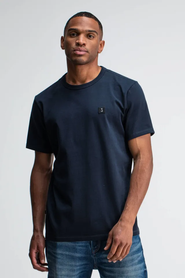 Butcher of Blue regular T-shirt donkerblauw Alaska Blue