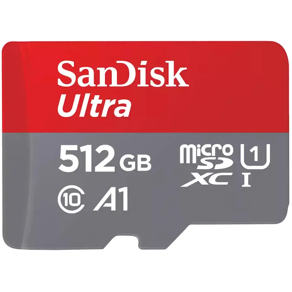 Sandisk Ultra 512GB microSDXC geheugenkaart Grijs