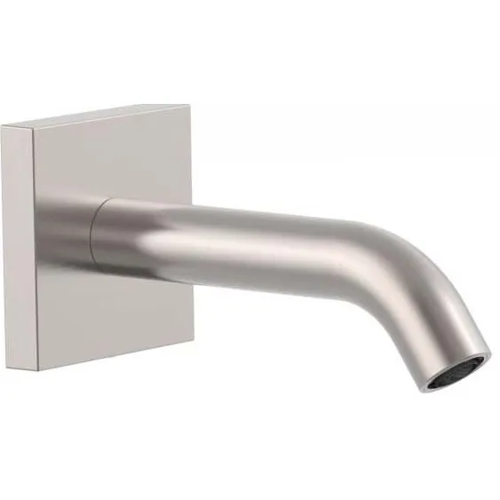 Tres Complementos kraanhals inbouw uitloop 15.3 cm RVS
