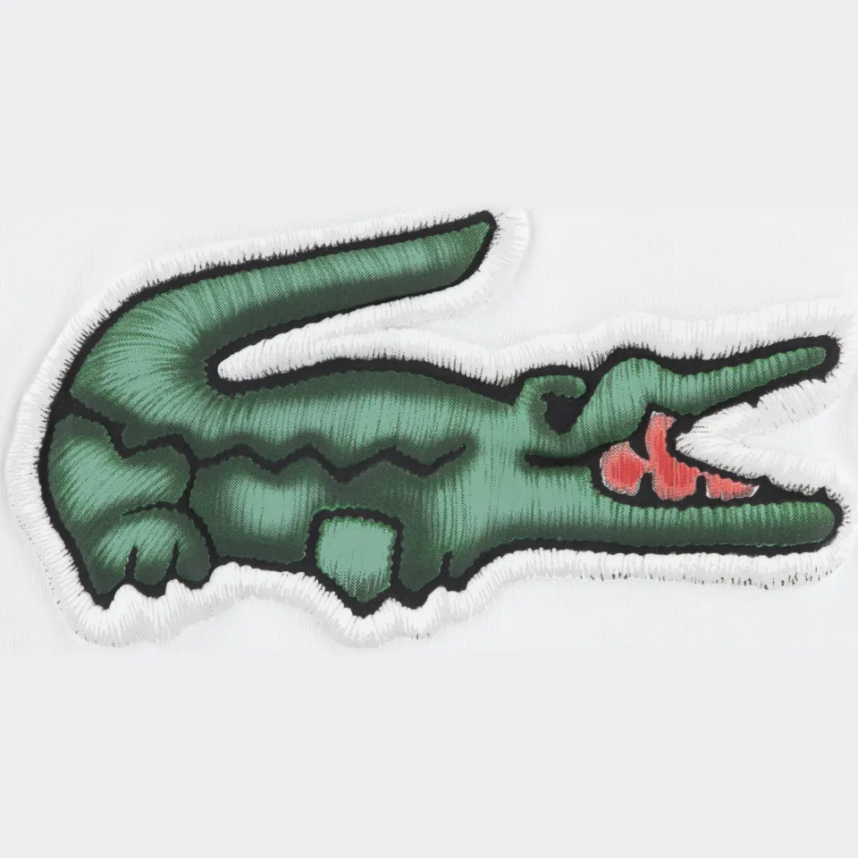 Lacoste t-shirt wit logo, foto 4