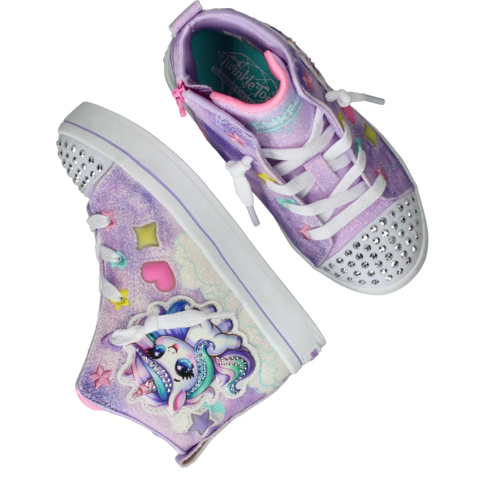 Skechers Twi-Lites 2.0 hoge sneaker lila, foto 8