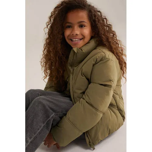WE Fashion winterjas olijfgroen, foto 5