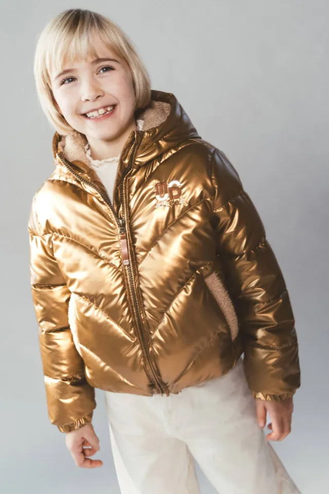 Moodstreet gewatteerde winterjas goud