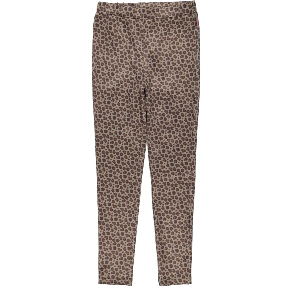 QPI legging panterprint lichtbruin, foto 2