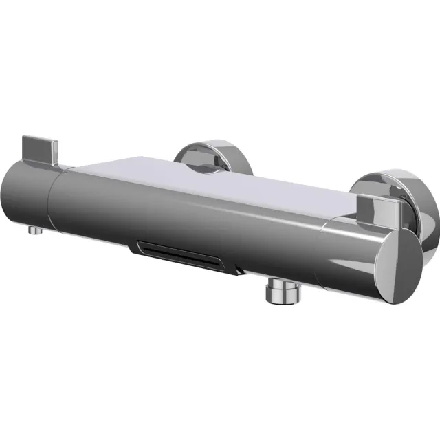 IVY Badthermostaatkraan IVY Pact Opbouw Omstel Met Cascade Uitloop Met Omstel Cooltouch Chroom