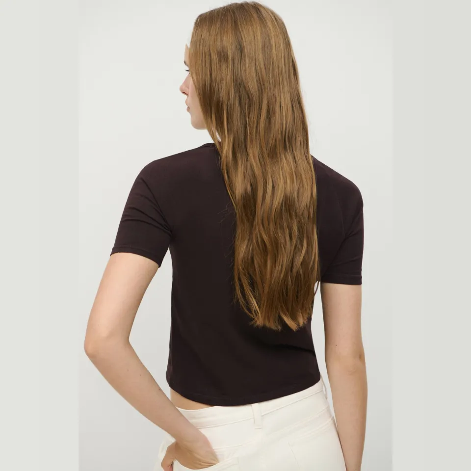 Mango TEEN T-shirt met studs bruin, foto 6